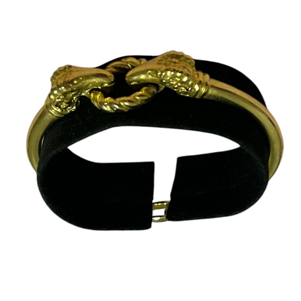 Vintage Unique Gold Rams Bracelet